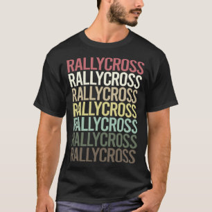 Colourful Text Rallycross T-Shirt