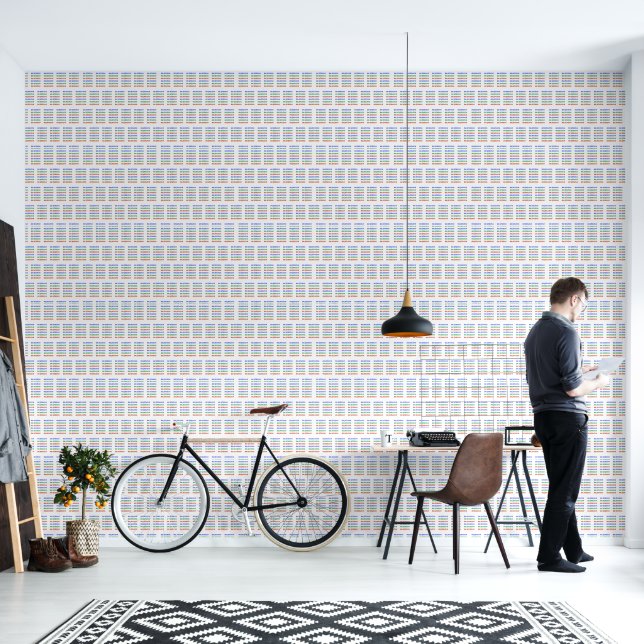 colourful text  wallpaper (Living Room)