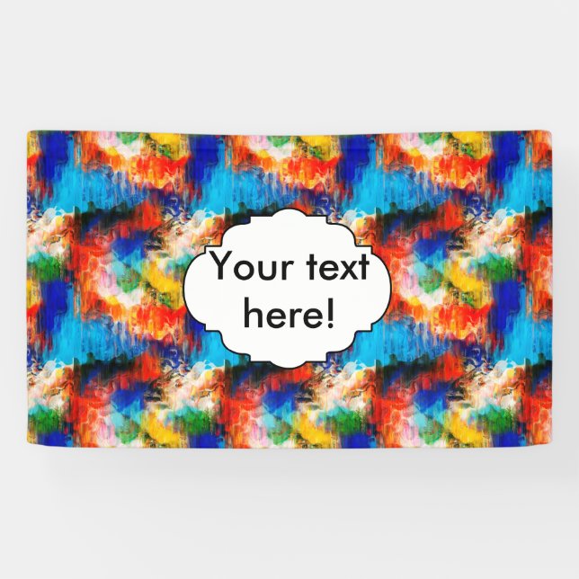 Colourful texture banner (Horizontal)