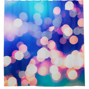Colourful texture, blurred backgroundabstract,arts shower curtain