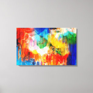 Colourful texture canvas print