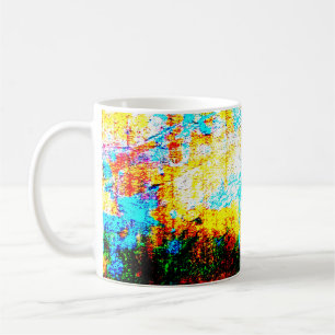 Colourful Texture Effect. Beautiful Abstract Decor Coffee Mug