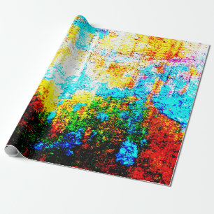 Colourful Texture Effect. Beautiful Abstract Decor Wrapping Paper