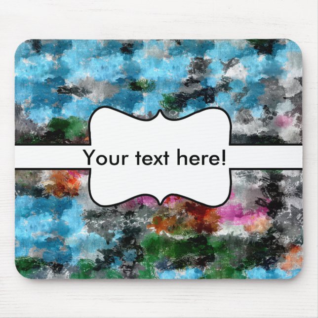 Colourful texture mouse mat (Front)