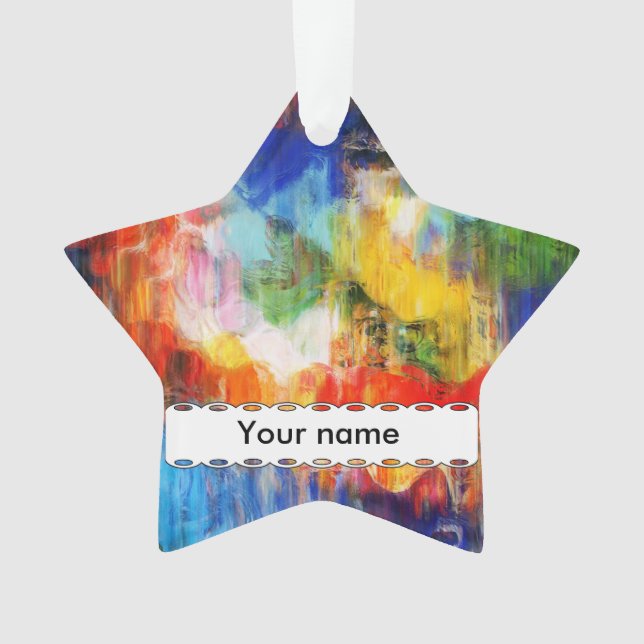 Colourful texture ornament (Front)