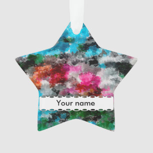 Colourful texture ornament