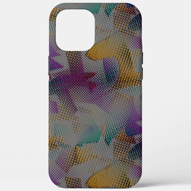 Colourful texture with small messy geometric shape Case-Mate iPhone case (Back)