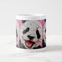 Colourful Textured Animal Lover Ceramic Mug
