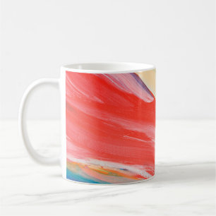 Colourful textured background, fragment from an ac coffee mug
