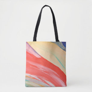 Colourful textured background, fragment from an ac tote bag