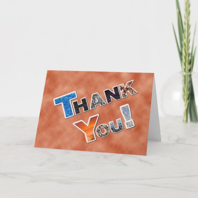 Colourful Thank you card (Front)