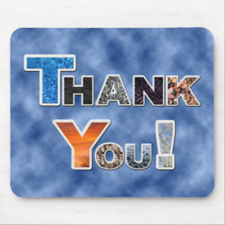 Colourful Thank You Mousepad