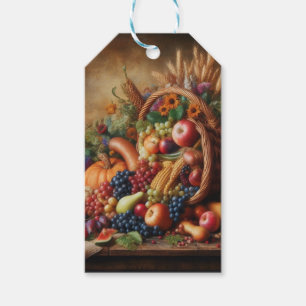 Colourful/Thanksgiving/Cornucopia/Fall Gift Tags