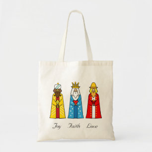 Colourful Three Wise Men Tote Bag