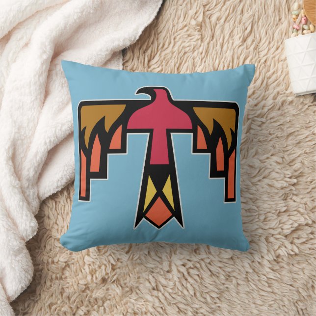 Colourful Thunderbird design Cushion (Blanket)