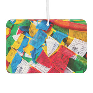 Colourful Tibetan prayer flags - Tibet Car Air Freshener