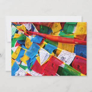 Colourful Tibetan prayer flags - Tibet Invitation
