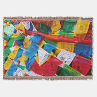 Colourful Tibetan prayer flags - Tibet