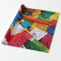 Colourful Tibetan prayer flags - Tibet