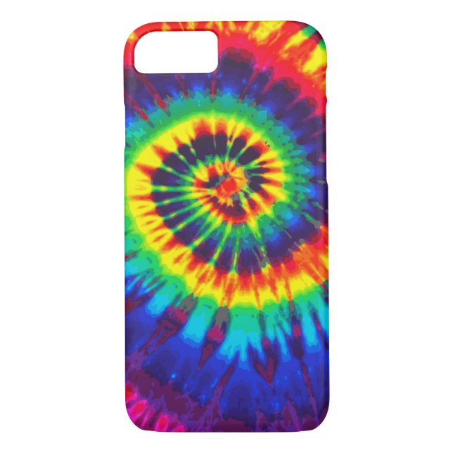 Colourful Tie-Dye iPhone 7 case (Back)