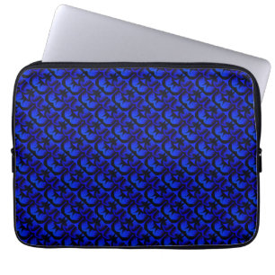Colourful tie dye laptop sleeve