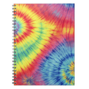 Colourful Tie Dye Notebook