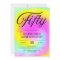 Colourful Tie Dye Pastel Boho 50th Birthday