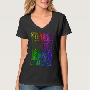 Colourful Tie Dye Straight Outta Kindergarten Grad T-Shirt