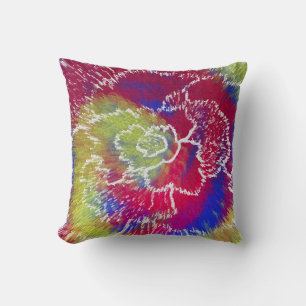 Colourful Tie-Dye Throw Pillow 🌈