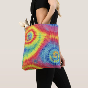 Colourful Tie Dye Tote Bag