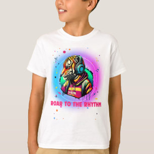 Colourful Tiger Face T-Shirt