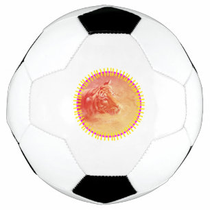Colourful Tiger Football