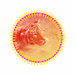 Colourful Tiger Standing Photo Sculpture<br><div class="desc">Colourful Tiger</div>