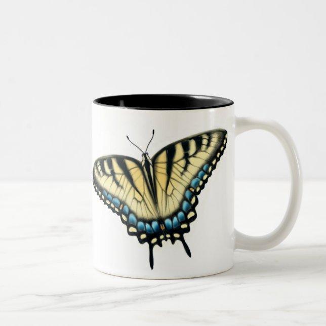 Colourful Tiger Swallowtail Butterfly Mug (Right)
