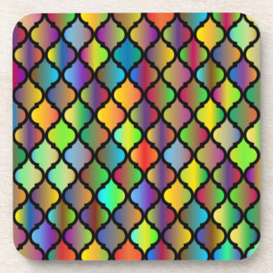 Colourful Tile Design Coaster