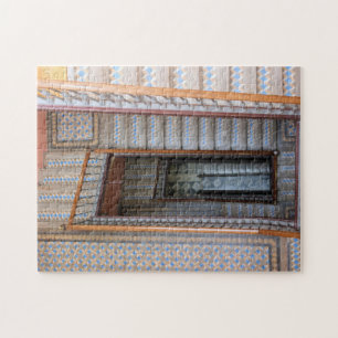 Colourful Tile Stairway - Barcelona - 11x14 -252 p Jigsaw Puzzle