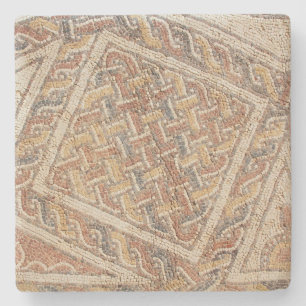 Colourful Tile Texture From Israel Square Coaster
