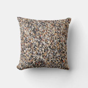 Colourful Tiny Rocks, Ant Hill Close-up, Utah Cushion