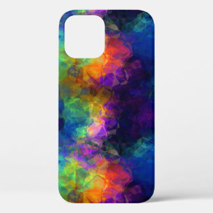 Colourful Tissue Paper Collage iPhone 12 Case