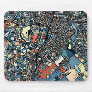 Colourful Tokyo Map Mouse Mat
