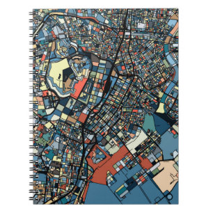 Colourful Tokyo Map Notebook