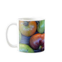 Colourful tomatoes print coffee mug