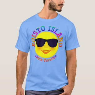 Colourful toon Sun EDISTO ISLAND SOUTH CAROLINA T-Shirt
