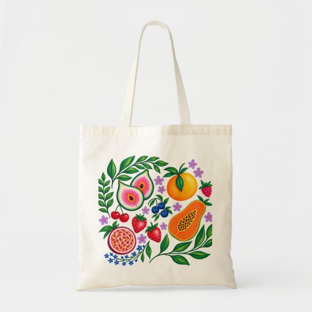 Colourful totebag tote bag (Front)