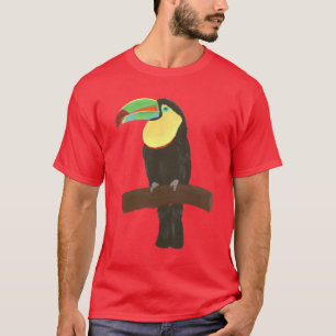 Colourful Toucan Bird Painting on Tees