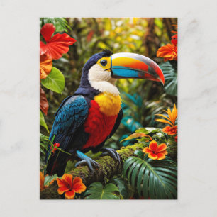 Colourful Toucan Bird Postcard