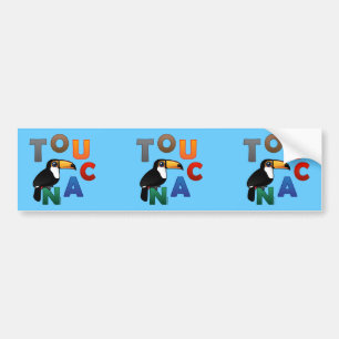 Colourful Toucan Bumper Sticker