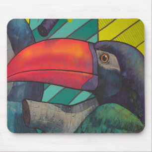 Colourful Toucan Graffiti Mouse Mat