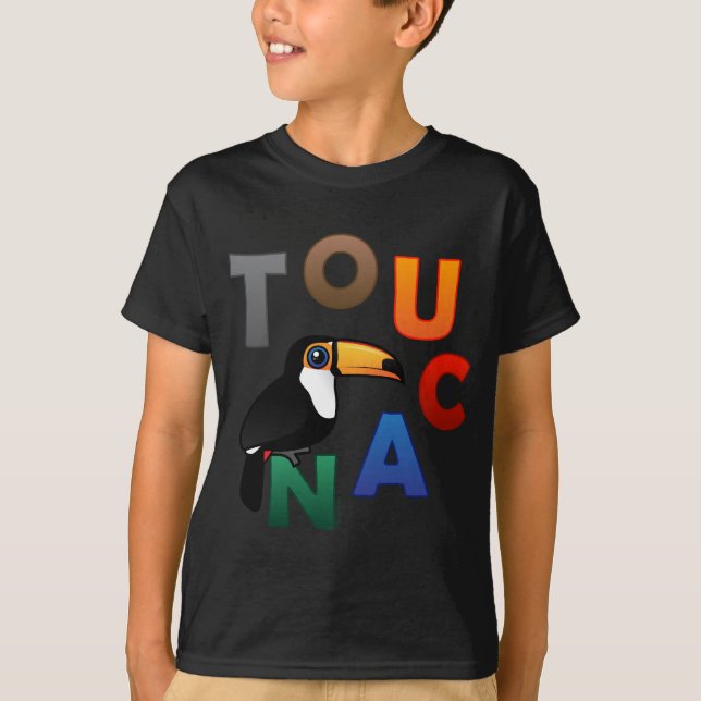 Colourful Toucan T-Shirt (Front)