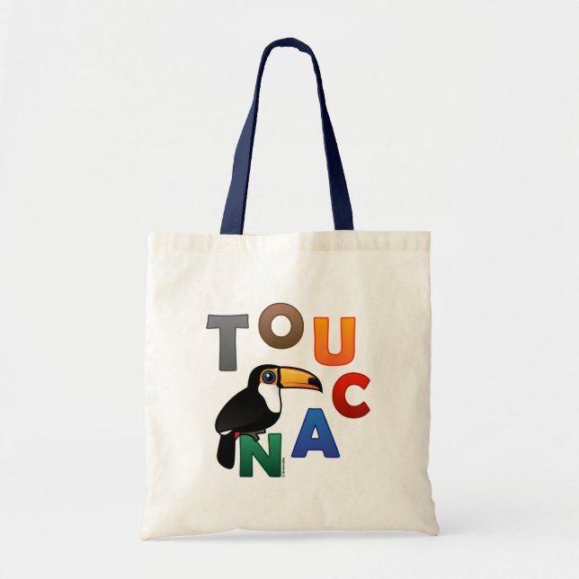 Colourful Toucan Tote Bag (Front)